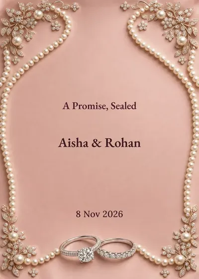 Pearl & Diamond Roka — Engagement design